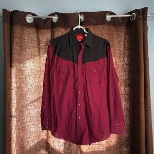 Vintage Plains Western/Cowboy Button Up Shirt